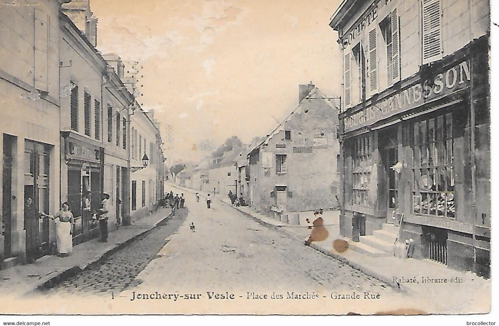 JONCHERY ( 51 ) - Place Des Marchés  - Grande Rue - Jonchery-sur-Vesle