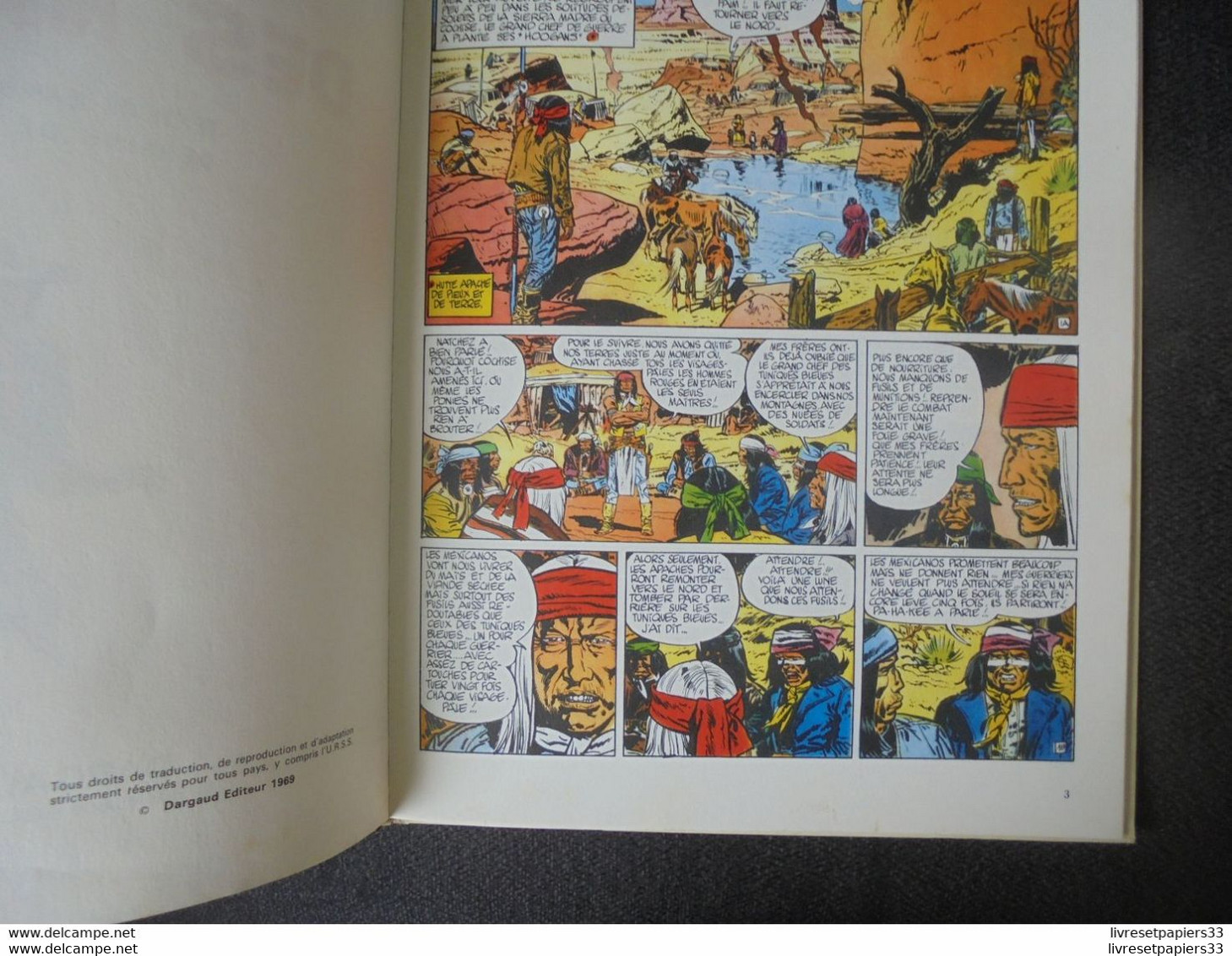 Lieutenant Blueberry La Piste Des Navajos Texte De Charlier Dessins De Giraud Dargaud Editeur 1972 - Blueberry