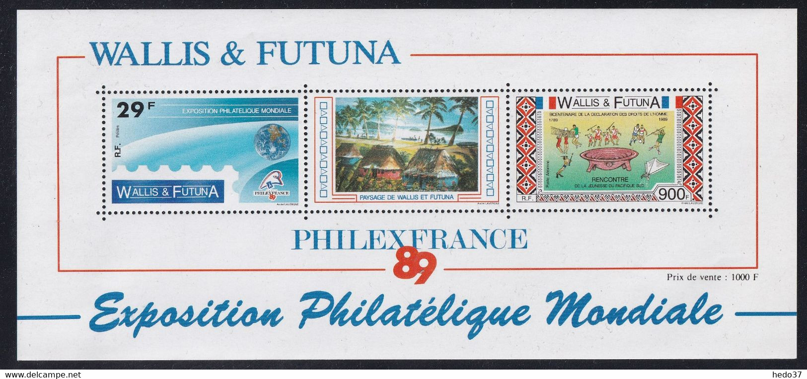 Wallis Et Futuna BF N°4 - Neuf ** Sans Charnière - TB - Blocks & Kleinbögen