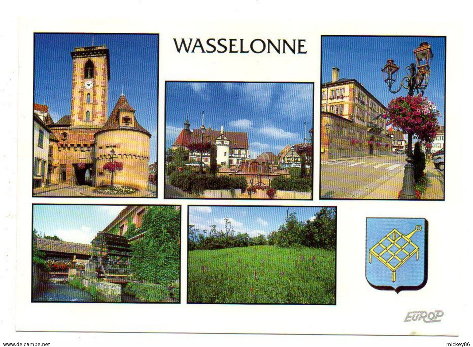 WASSELONNE--2005--Multivues...blason...cachet OBERNAI " Obernai Accueille Les Arts Du Cirque" - Wasselonne