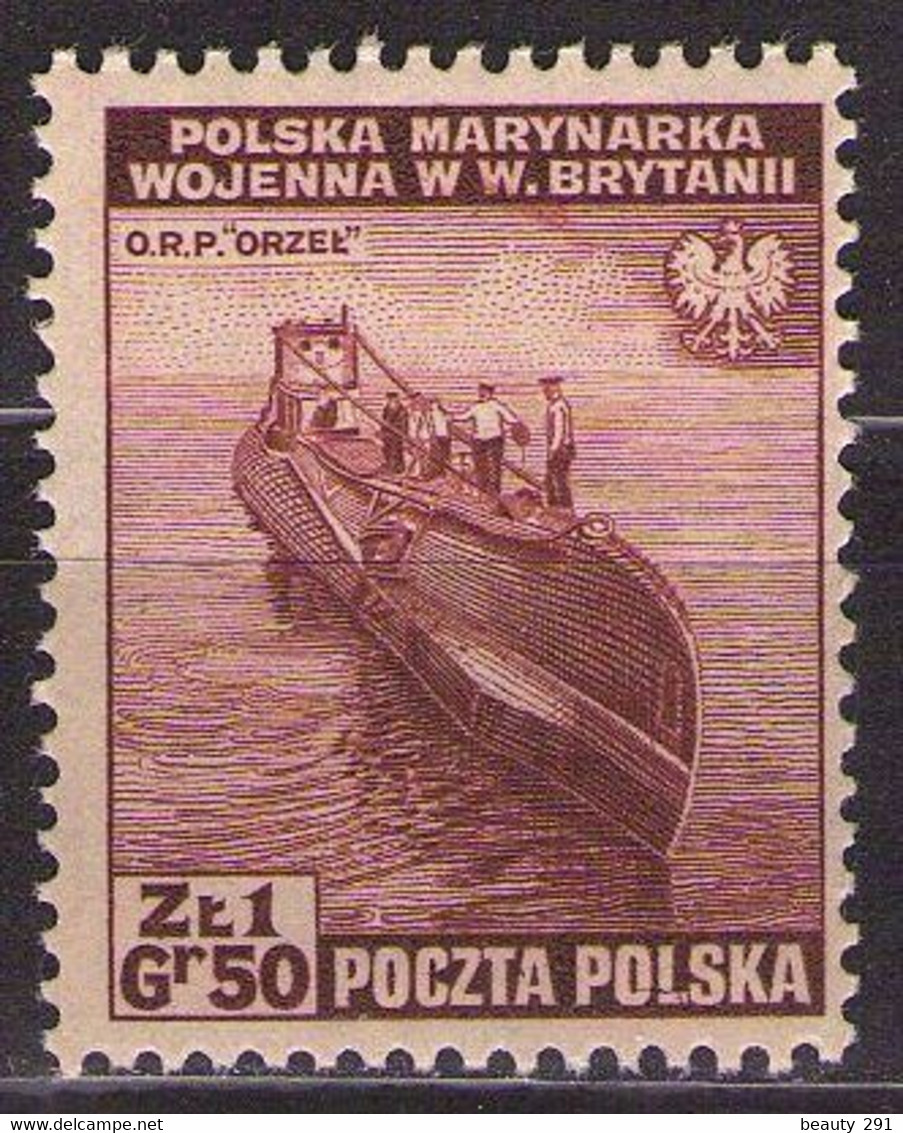 POLAND EXILE IN LONDON  Mi 367  MNH** - Gobierno De Londres (En Exhilio)