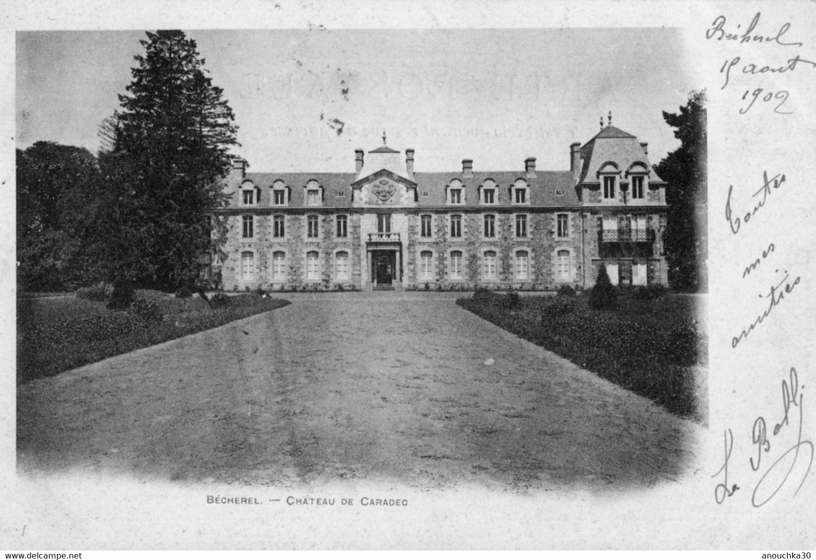 35 BECHEREL CHATEAU DE CARADEC - Bécherel