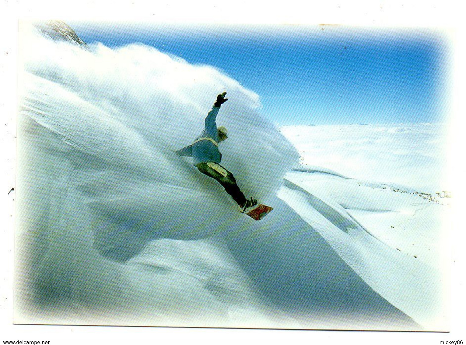 Sport D'hiver --SKI-- Monoski ---Sébastien METENIER  Photografié Par A. Brooke........à Saisir - Sport Invernali