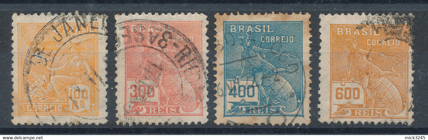 Brésil - Lot De 4 Timbres Divers - Oblitérés