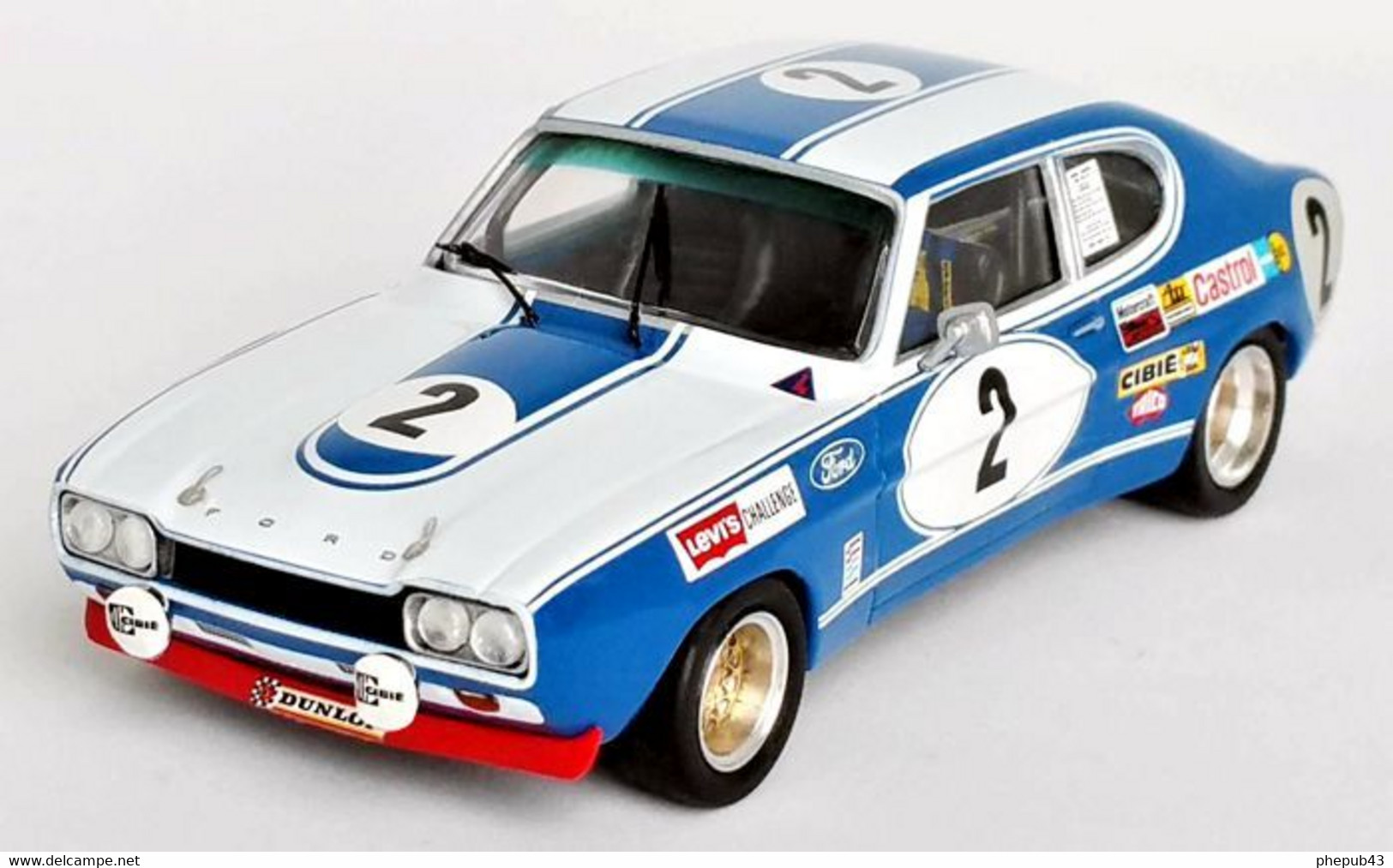 Ford Capri MK I 2600 RS - Jochen Mass/Hans-Joachim Stuck - 1st 24h Spa 1972 #2 - Troféu - Trofeu