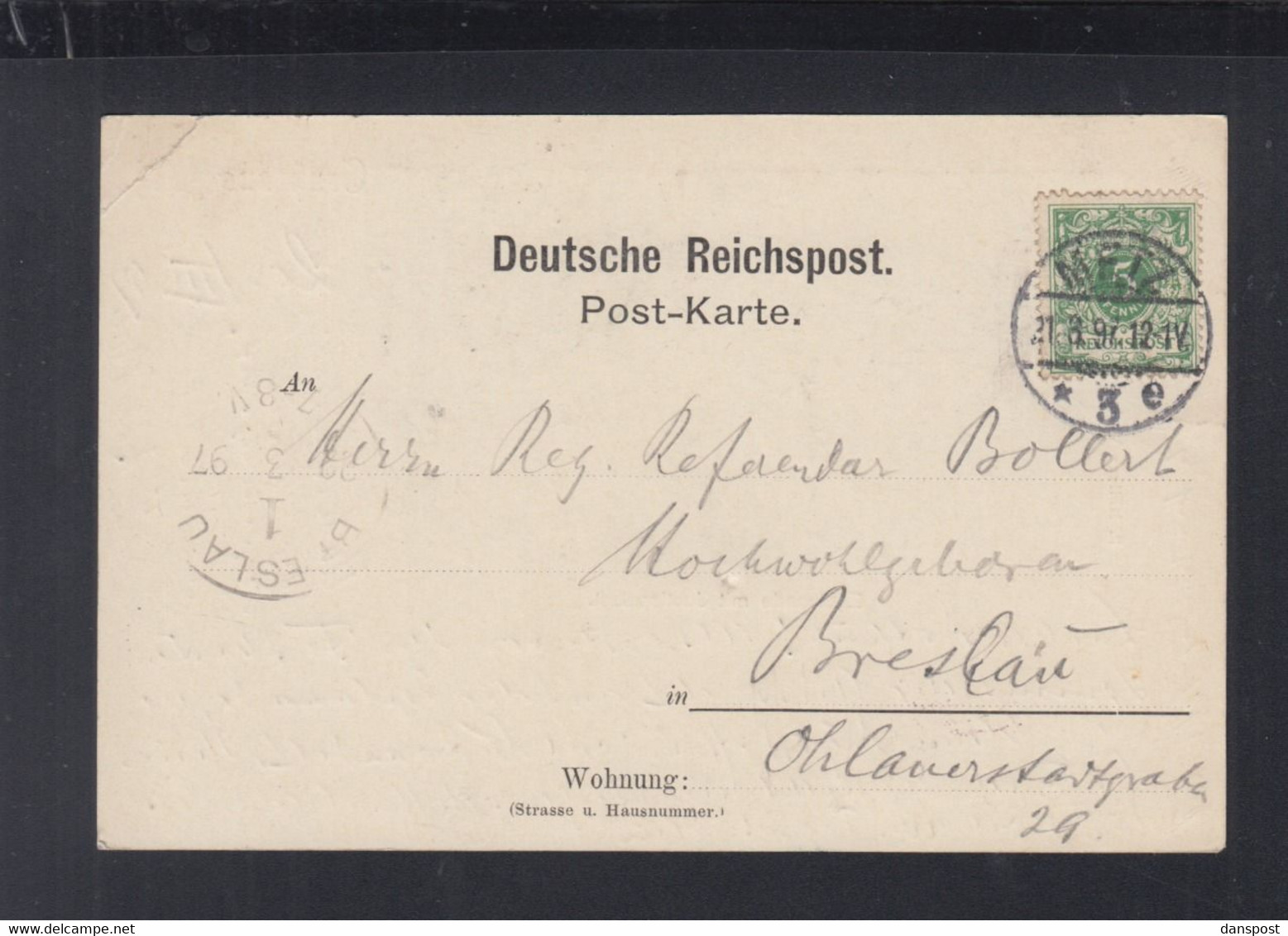 Dt. Reich Frankreich France AK Metz Esplanade 1897 - Lothringen