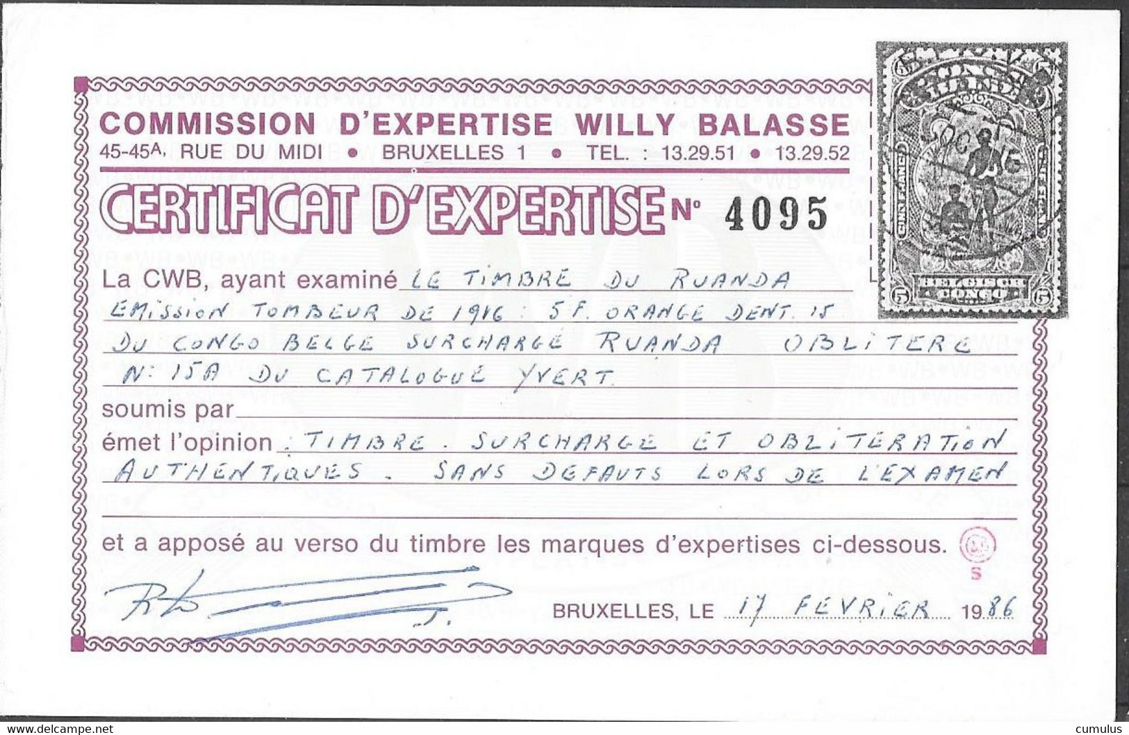 N° 15 A Surcharge Type Tombeur - Oblitérés