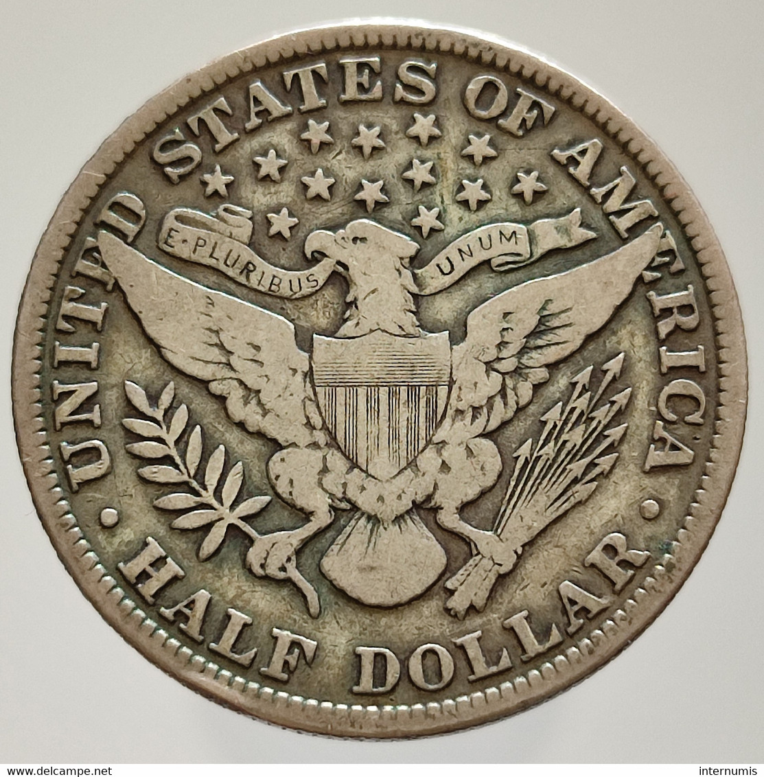 Etats Unis / USA Barber Half Dollar 1908  Argent (Silver) - 1892-1915: Barber