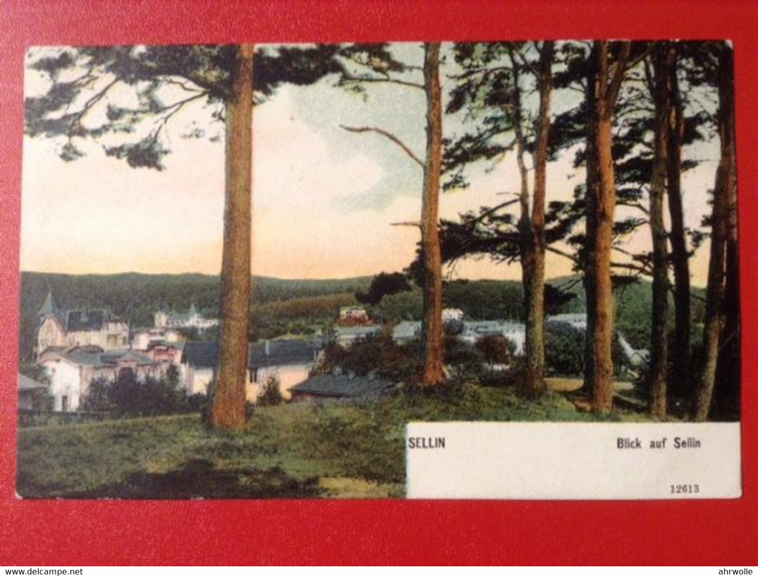 AK Insel Blick Auf Sellin Häuser Vom Waldrand Rügen Coloriert Ca.1920 - Sellin