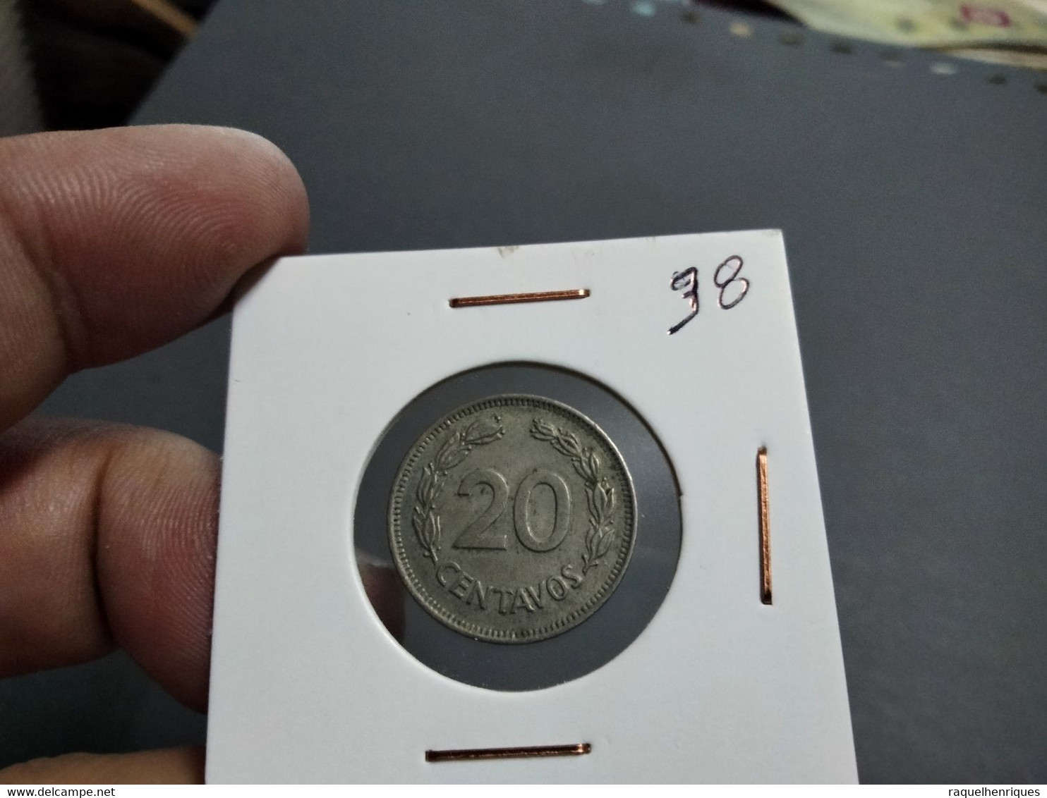 ECUADOR 20 CENTAVOS 1974 KM# 77.2 (G#30-38) - Equateur