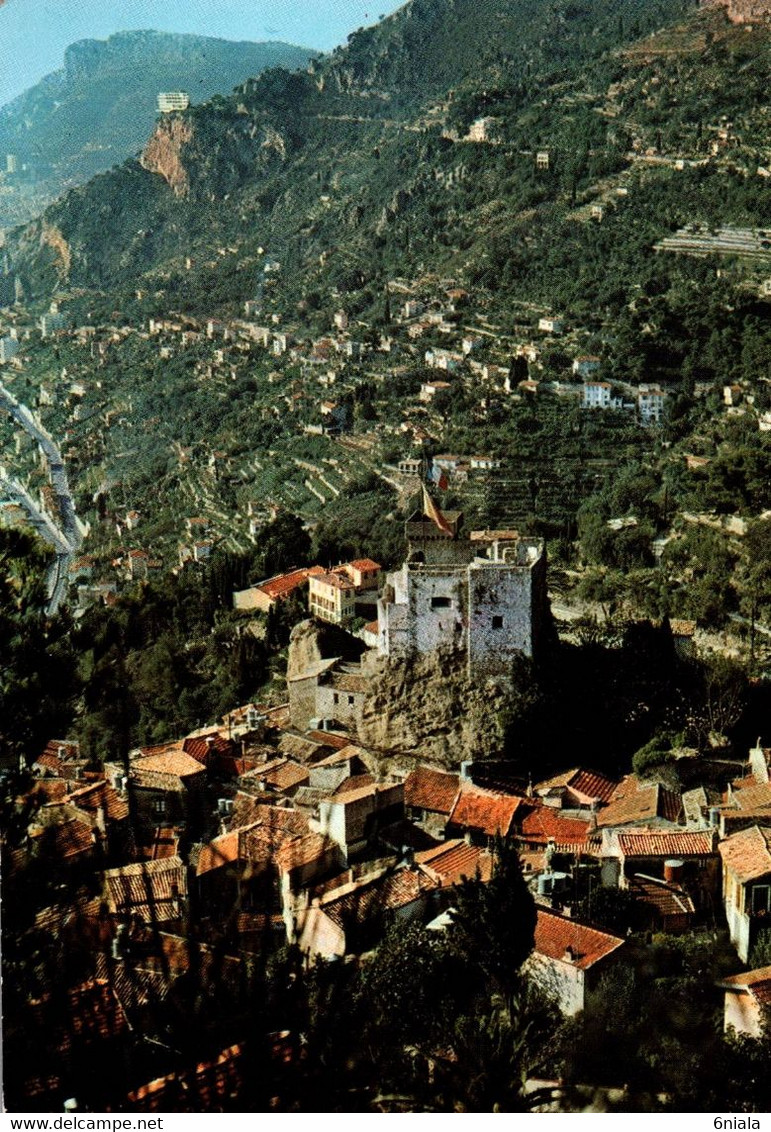 15254   ROQUEBRUNE  VILLAGE Vue Générale, Dans Le Lointain Le "VISTAERO"     (Recto-verso) 06 - Roquebrune-Cap-Martin