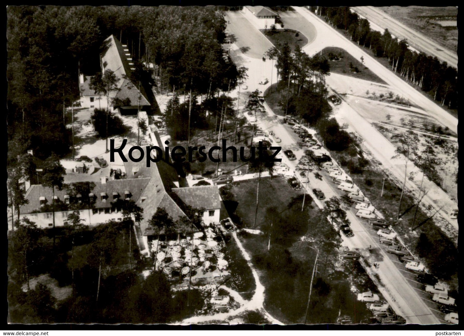 ALTE POSTKARTE BRUCHSAL AUTOBAHNRASTHOF- UND HOTEL J. BIRZLE K.G. Autohof Autobahn Motorway Ansichtskarte Postcard Cpa - Bruchsal