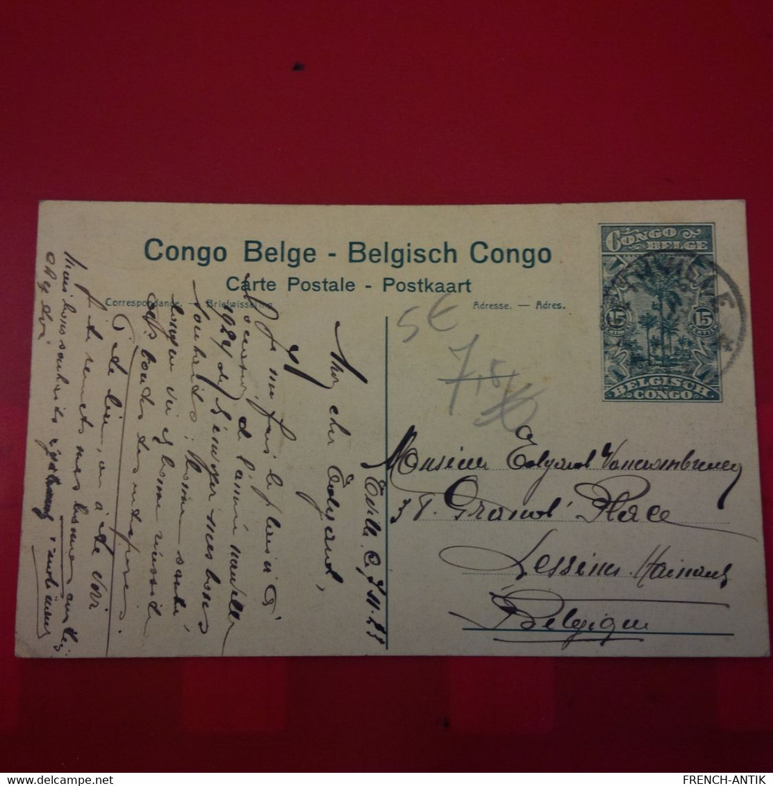 ELISABETHVILLE DEPART DU TRAIN POUR LE CAP - Belgian Congo