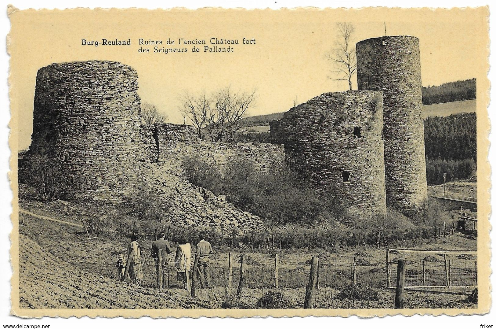 - 2789 - BURG - REULAND  Ruines De L'ancien Chateau Fort - Burg-Reuland