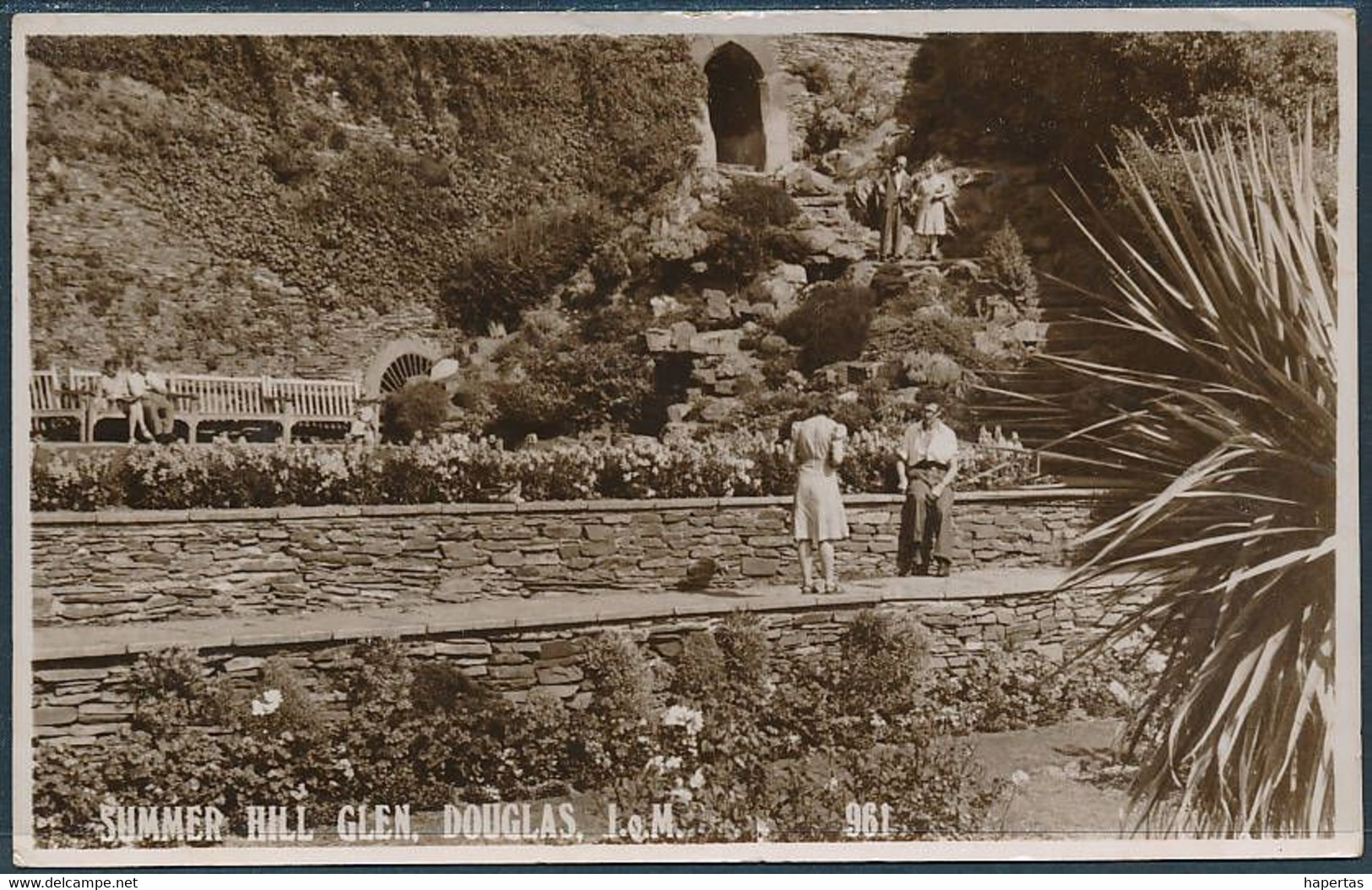 Summer Hill Glen, Douglas, Isle Of Man - Posted 1948, Real Photo Picture Postcard - Ile De Man