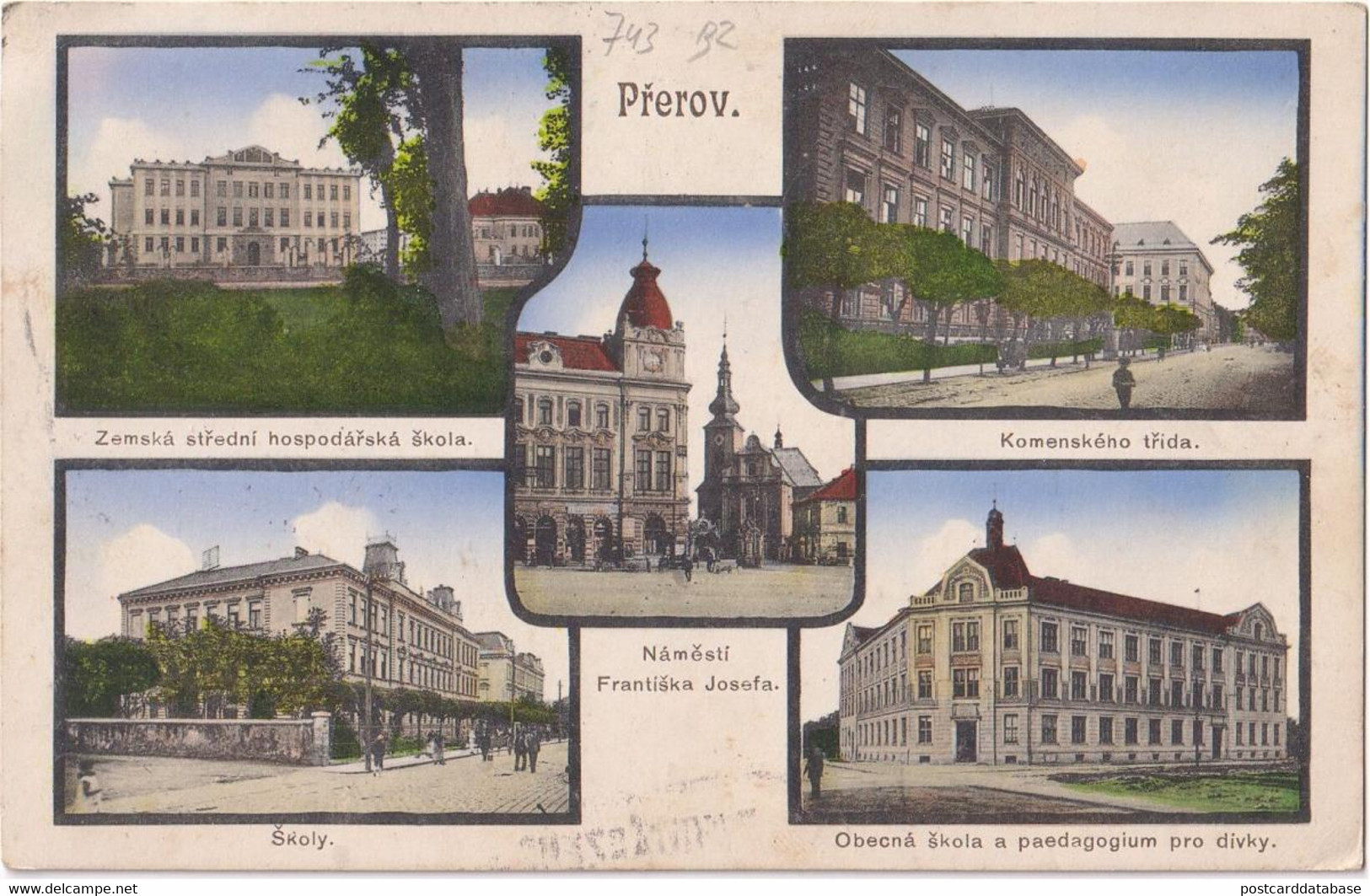 Prerov - Namesti Frantiska Josefa - Skoly - Seebad Prerow