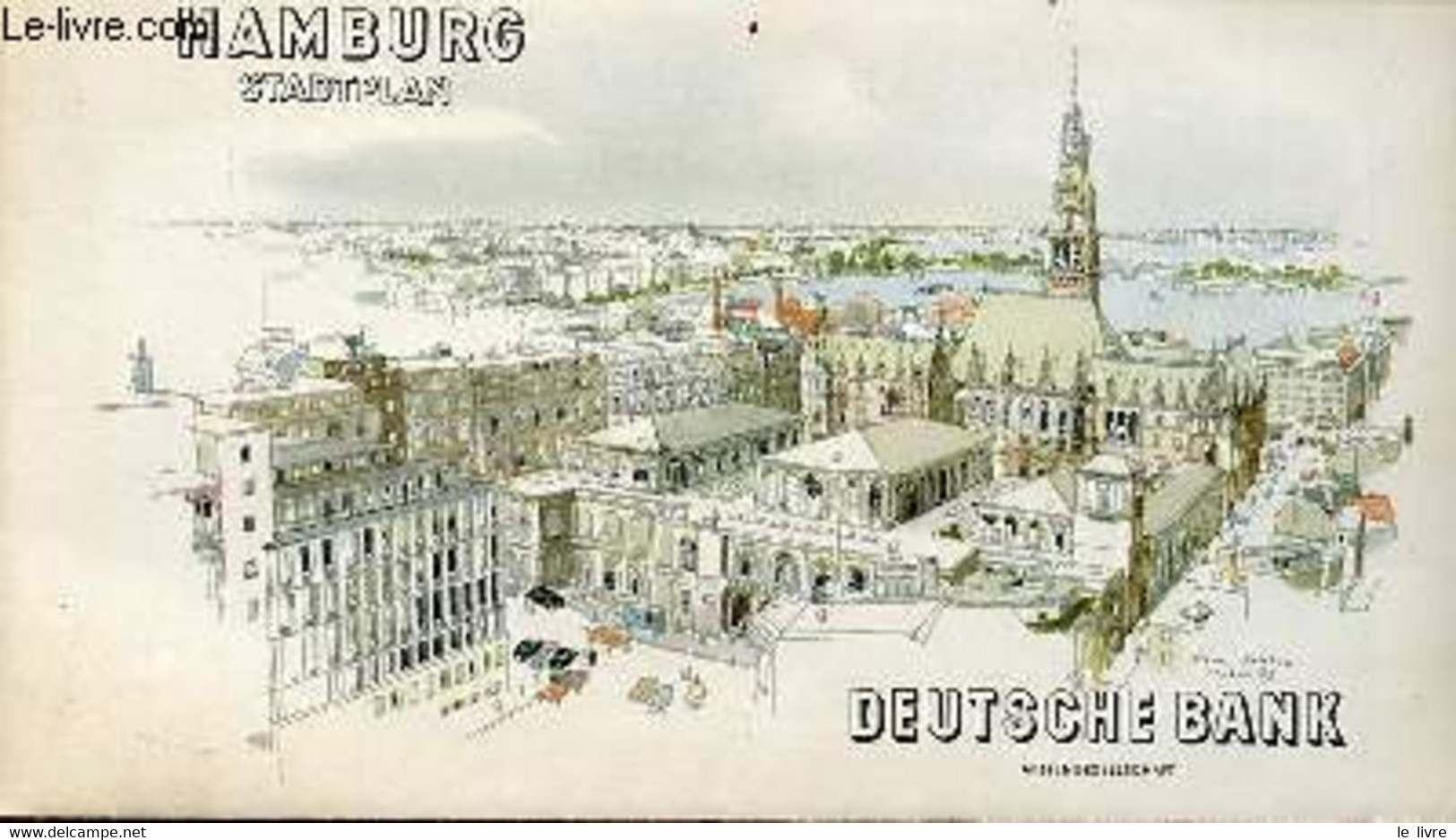 Hamburg Stadtplan - Deutsche Bank. - Collectif - 1959 - Cartes/Atlas