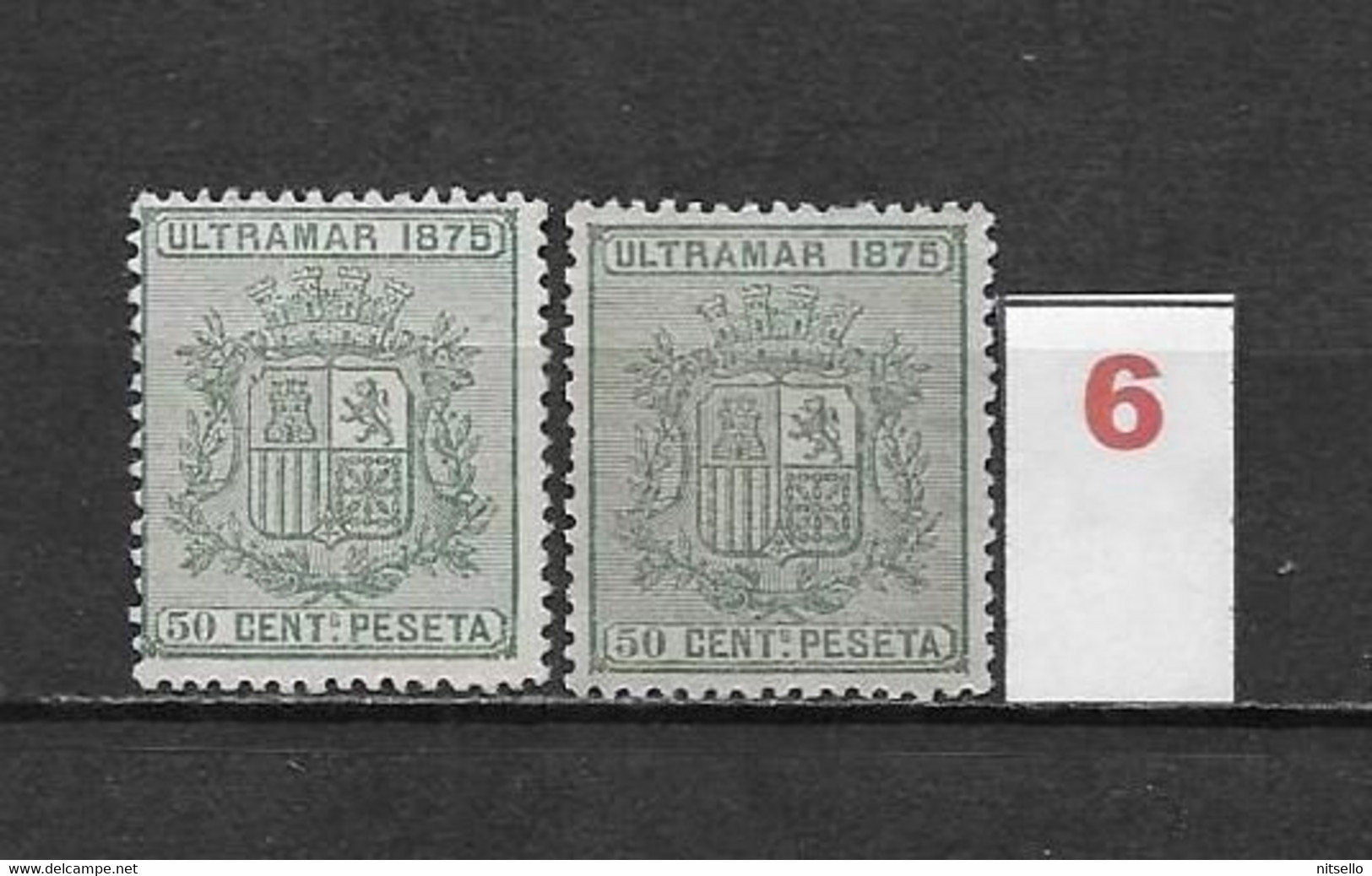 LOTE 2173A  /// CUBA     EDIFIL Nº: 33 NSG  VARIEDAD DE COLOR  ¡¡¡ OFERTA - LIQUIDATION - JE LIQUIDE !!! - Cuba (1874-1898)