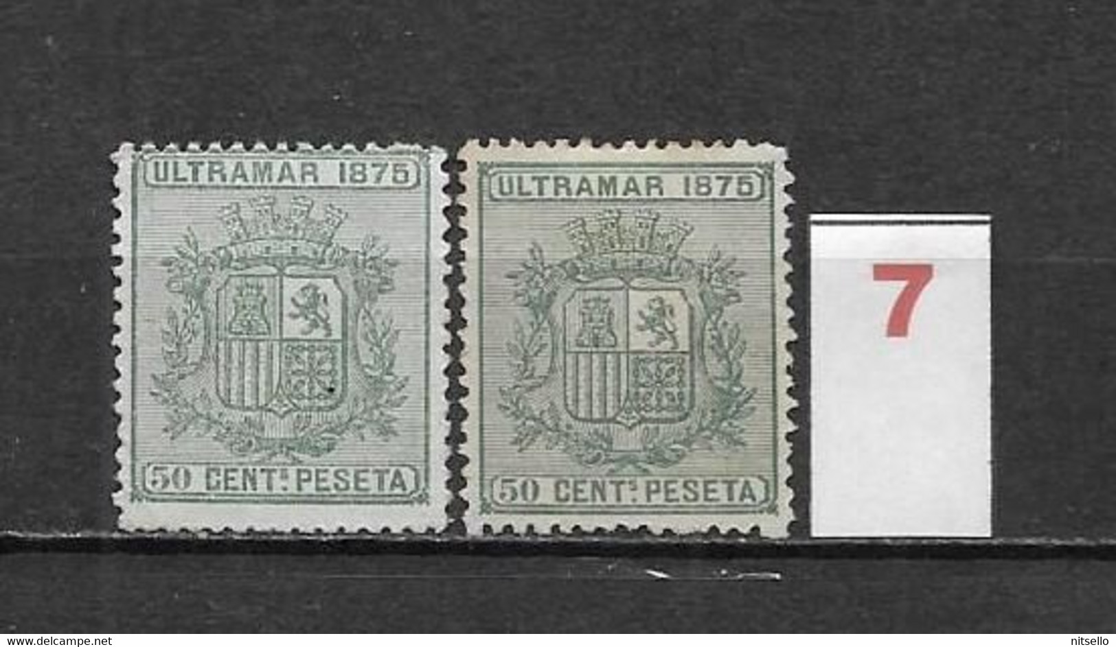 LOTE 2173A  /// CUBA     EDIFIL Nº: 33 NSG  VARIEDAD DE COLOR  ¡¡¡ OFERTA - LIQUIDATION - JE LIQUIDE !!! - Kuba (1874-1898)