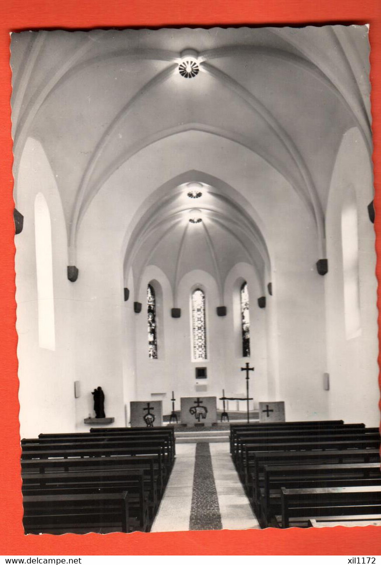 OAB-11  Eglise Catholique De Moudon Après Sa Rénovation De L'intérieur En 1966 Circ., 1967 Juriens Sans Numéro - Juriens