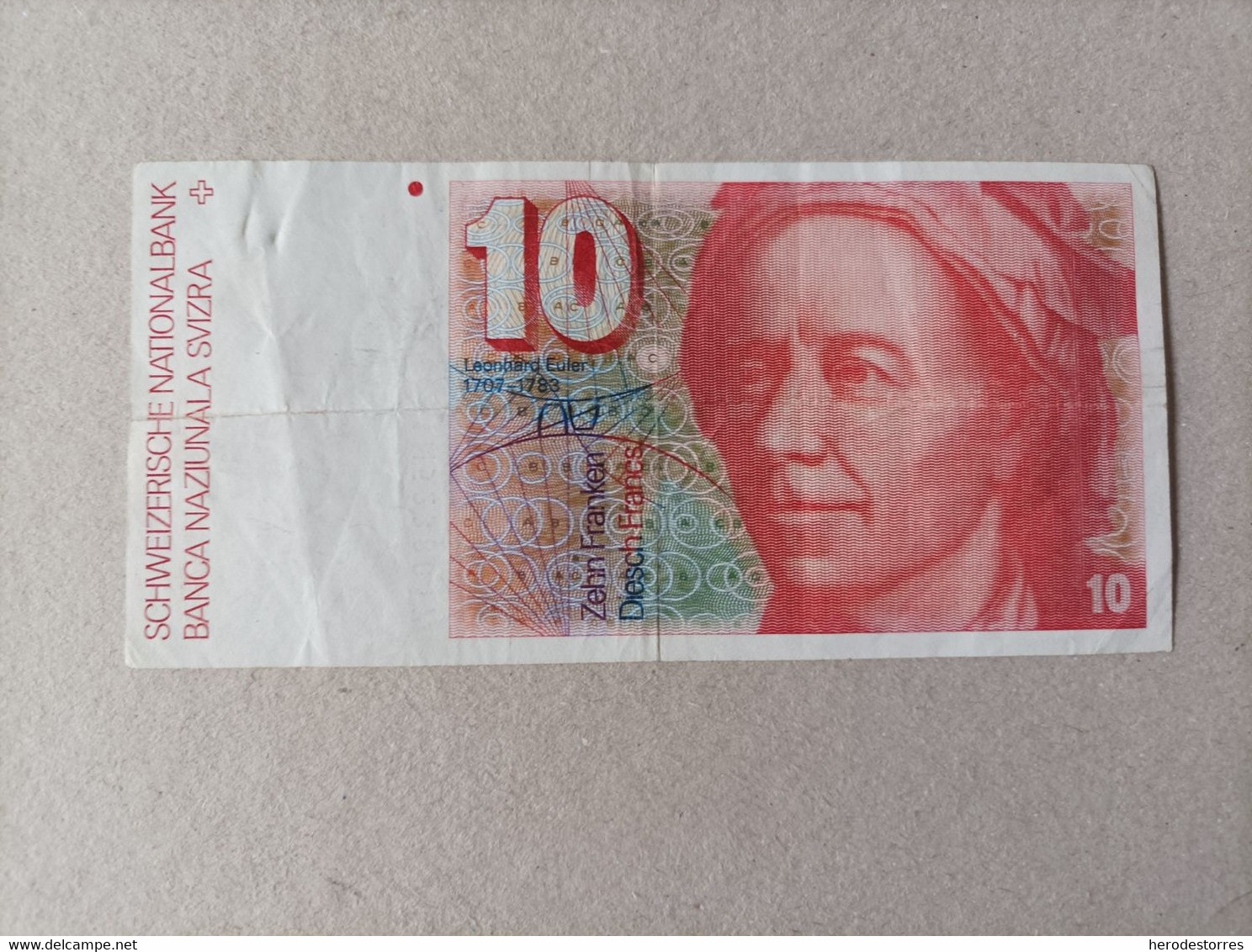 Billete De Suiza De 10 Francs - Suisse