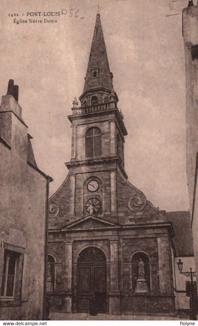 Port Louis - La Façade De L'église Notre Dame - Port Louis