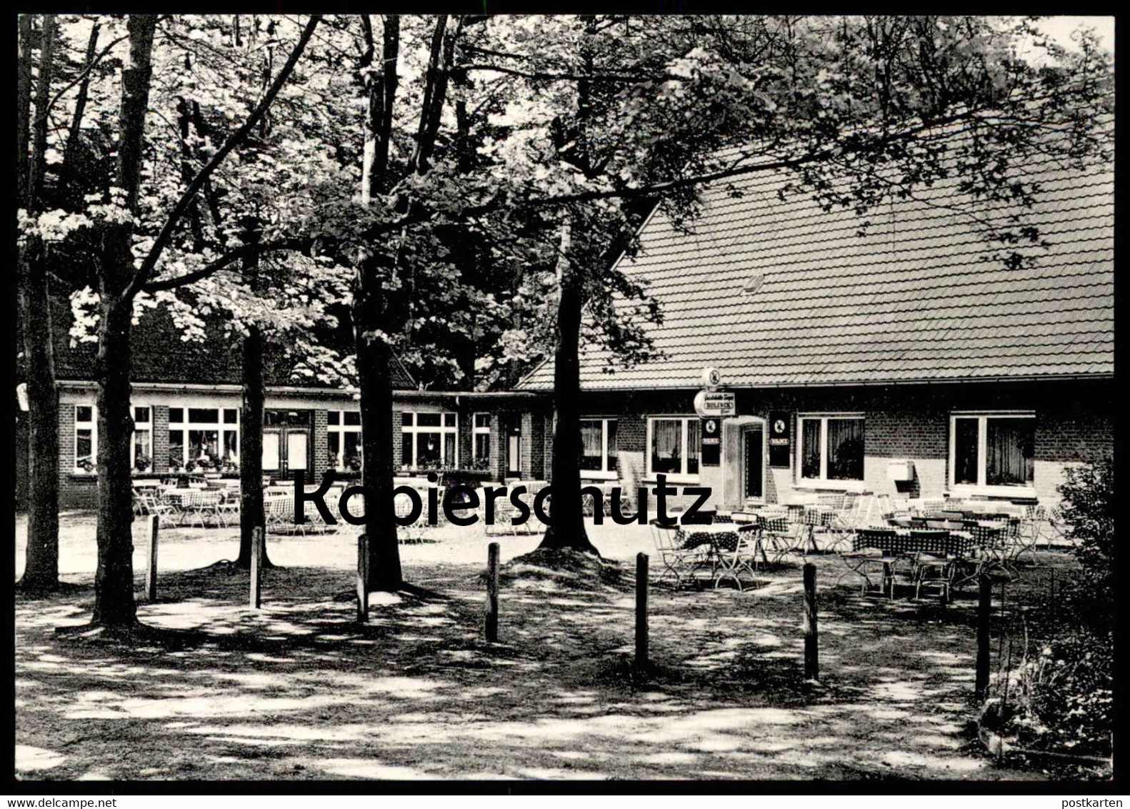 ALTE POSTKARTE BURGSTEINFURT VELTRUP GARTENWIRTSCHAFT TEEPE REKLAME ROLINCK BIER Pils Steinfurt Postcard Ansichtskarte - Steinfurt