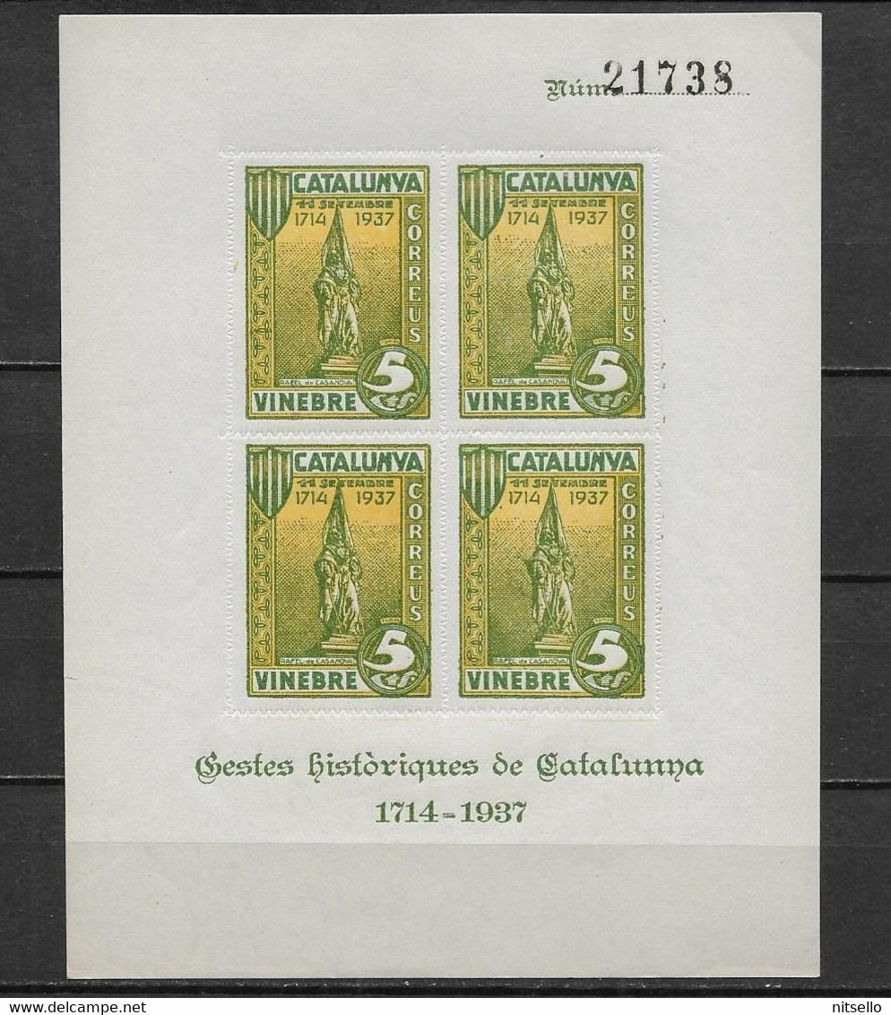 LOTE 2112 /// (C025) ESPAÑA 1937. SELLOS LOCALES Sofima-Fesofi: VINEBRE  28S   ¡¡¡ OFERTA - LIQUIDATION - JE LIQUIDE !!! - Vignette Della Guerra Civile