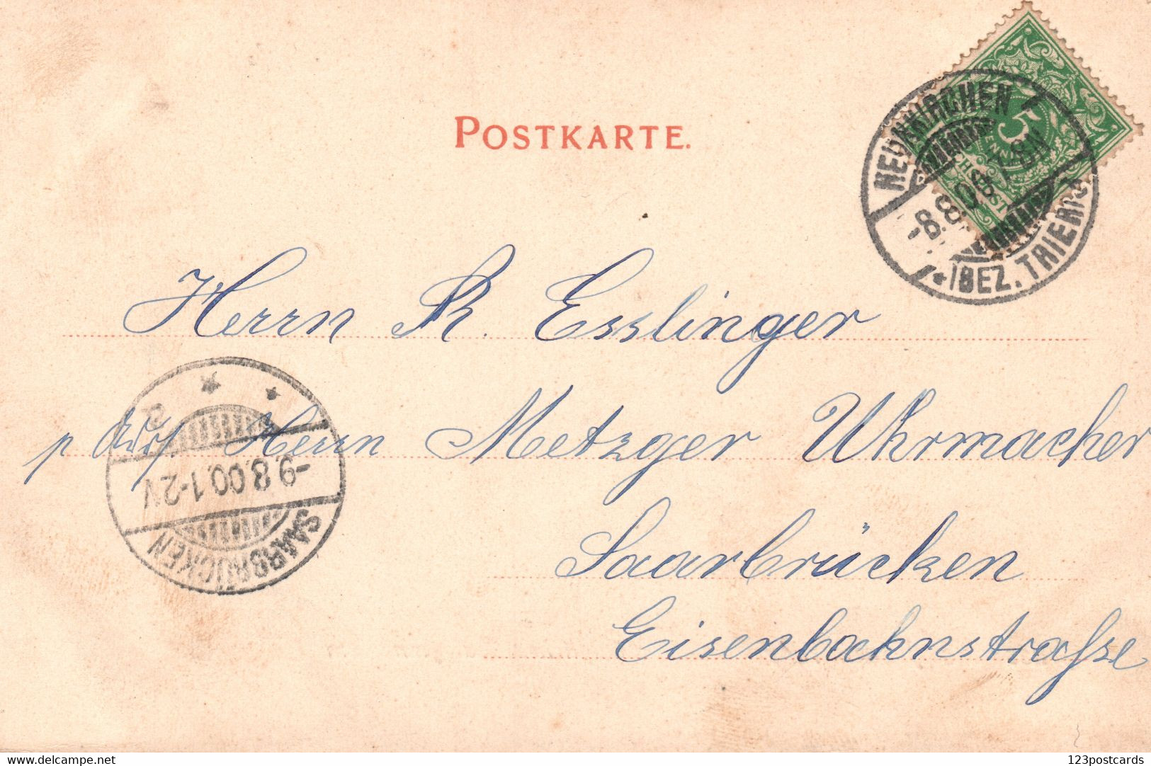 Germany - Gruss Aus Neunkirchen - Königliches Realgymnasium - 1900 - VERY RARE! - Kreis Neunkirchen