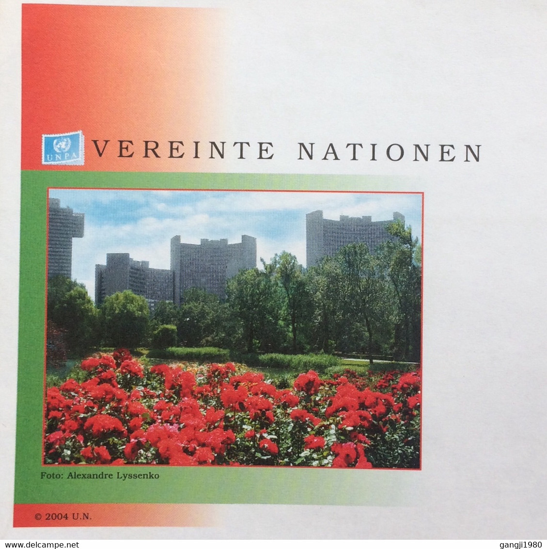 UNITED NATION 2004, STATIONERY COVER ,WIEN, BIRD ,BUILDING,FLOWER PLANT - Storia Postale