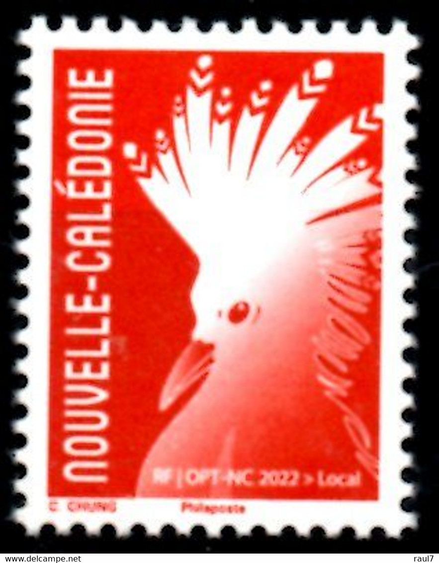 Nouvelle-Calédonie 2022 - Série Courante Le Cagou Rouge  - 1 Val Neuf // Mnh - Unused Stamps