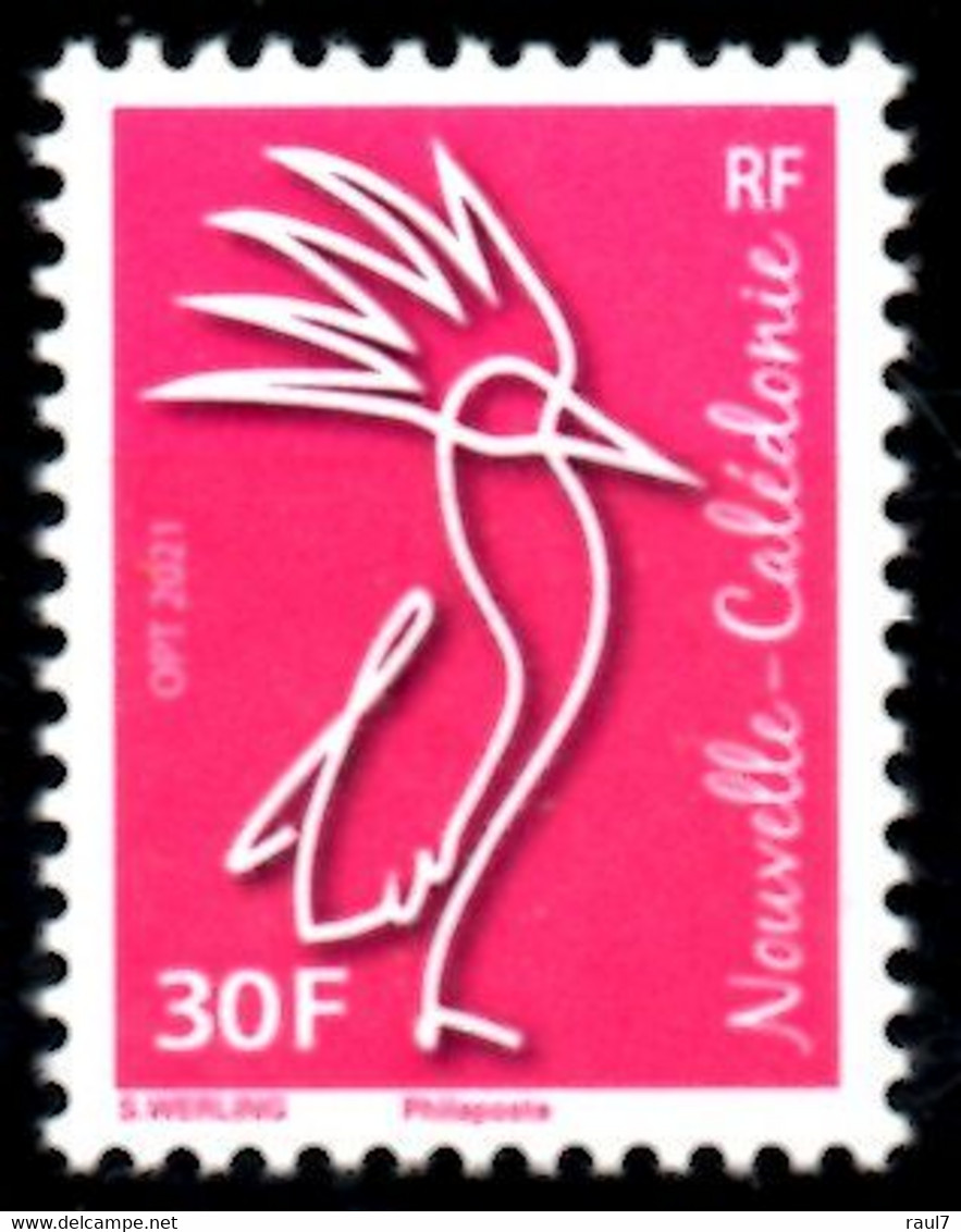 Nouvelle-Calédonie 2021 - Le Cagou - 1 Val Neuf // Mnh - Unused Stamps