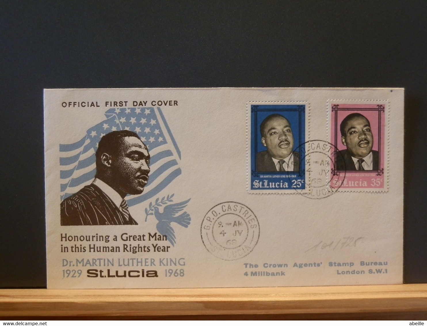 101/725   FDC 1968 M.L. KING - Martin Luther King