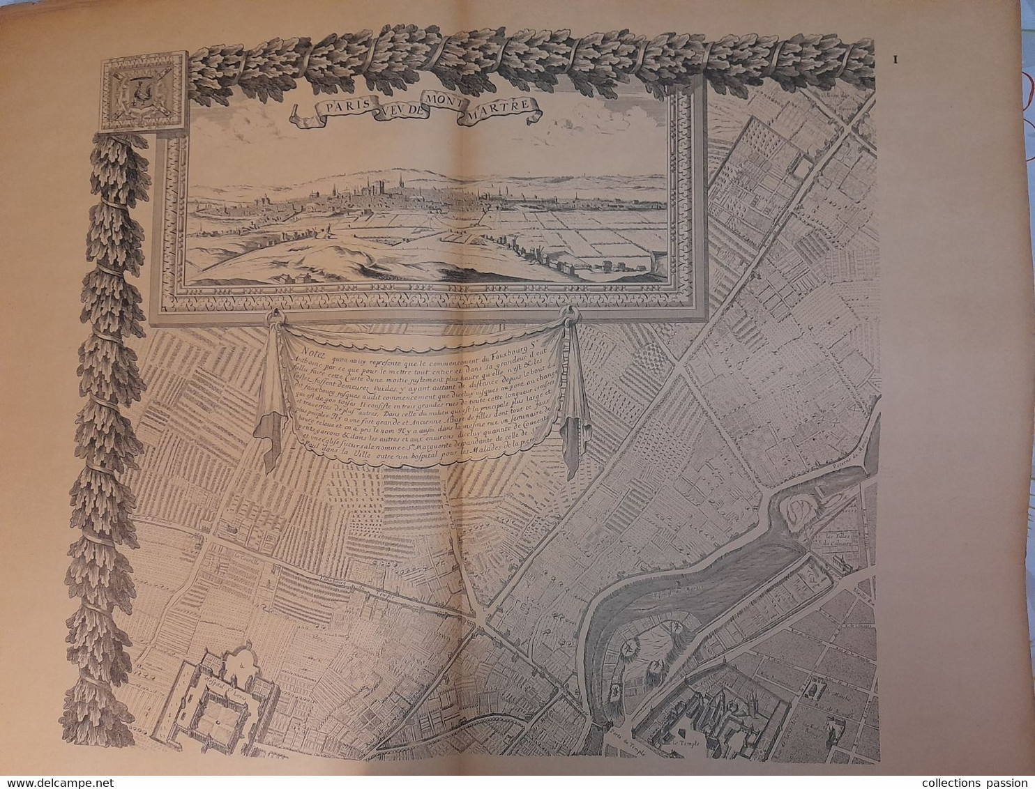 plan monumental de Paris au XVII e siécle,9 planches,dédié à sa majesté le ROY LOUIS XIV ,1652,  par Jacques GOMBOUST