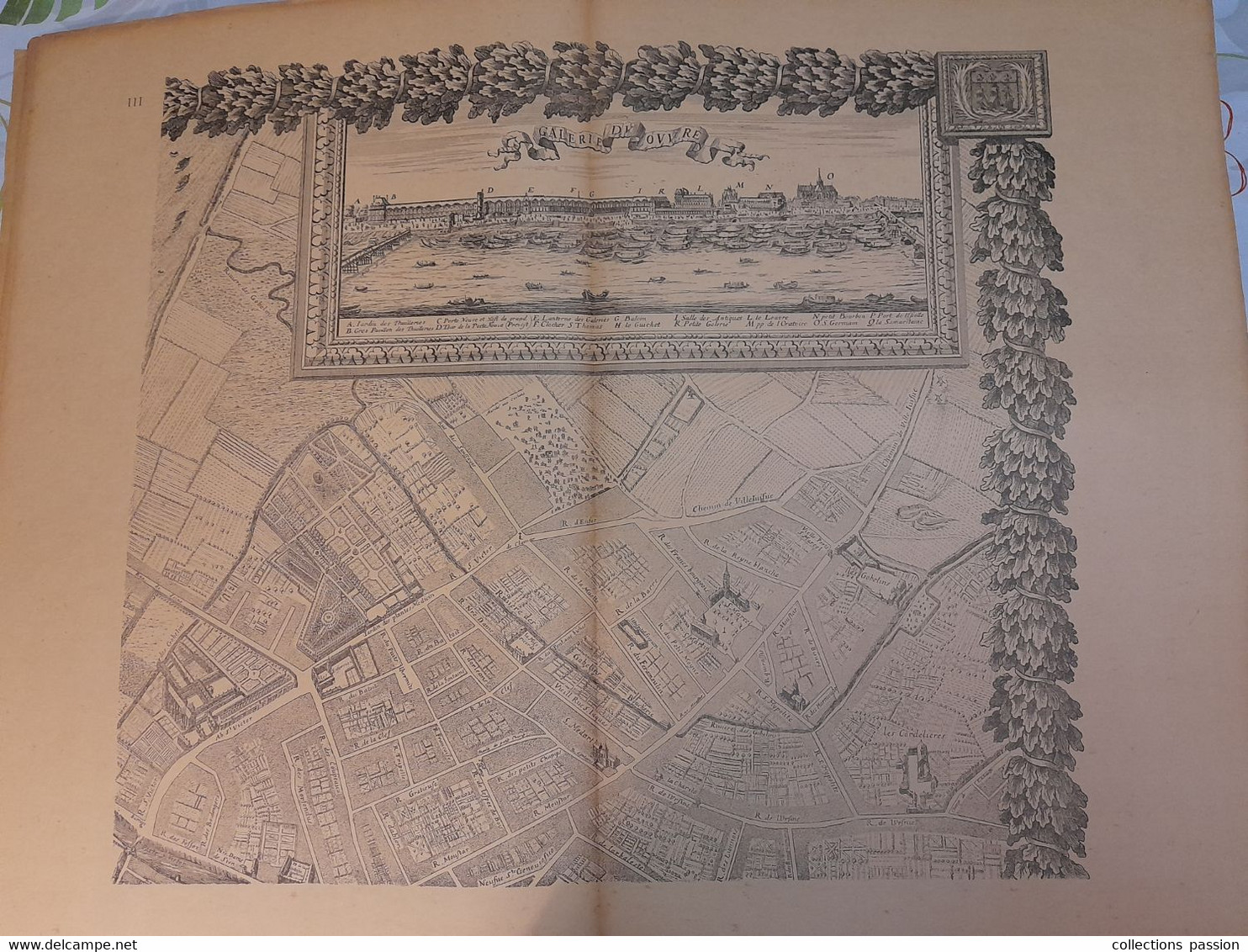 plan monumental de Paris au XVII e siécle,9 planches,dédié à sa majesté le ROY LOUIS XIV ,1652,  par Jacques GOMBOUST