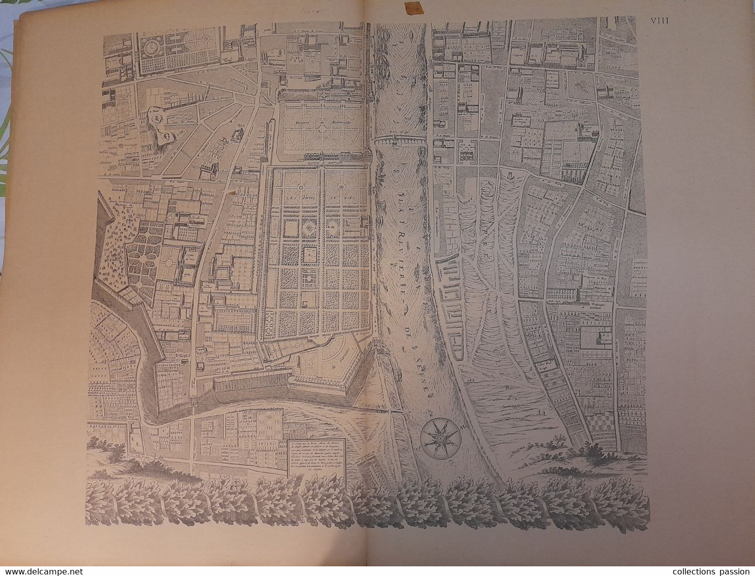 plan monumental de Paris au XVII e siécle,9 planches,dédié à sa majesté le ROY LOUIS XIV ,1652,  par Jacques GOMBOUST