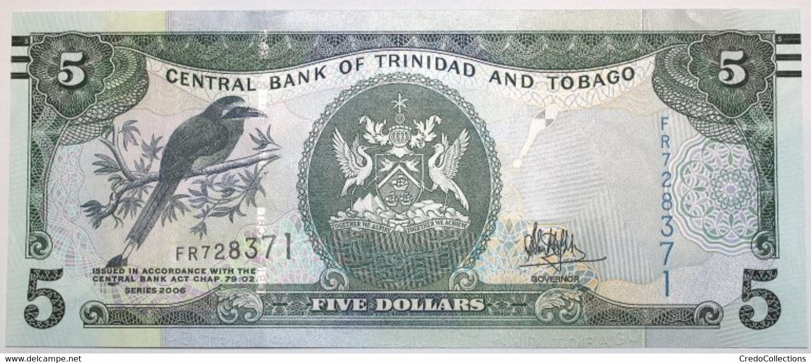 Trinitad Et Tobago - 5 Dollars - 2016 - PICK 47c - NEUF - Trinidad En Tobago