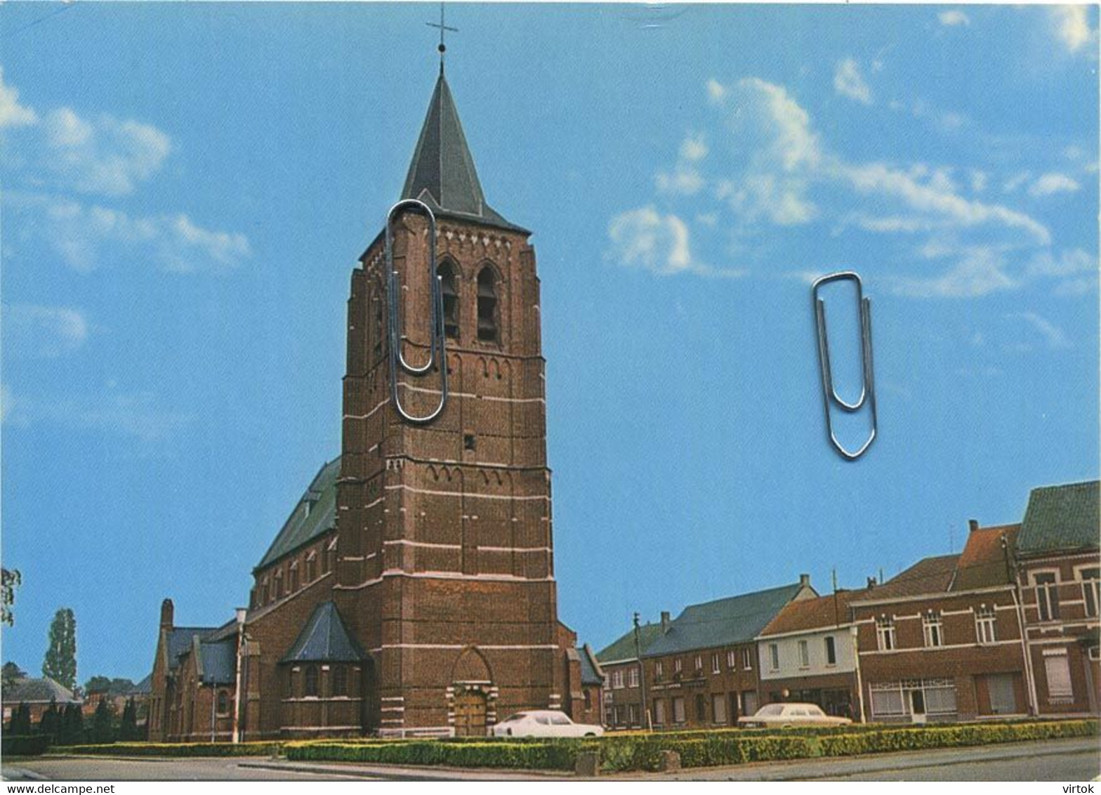 OLMEN   ;  Kerk    ( 15 X 10.5 Cm ) - Balen