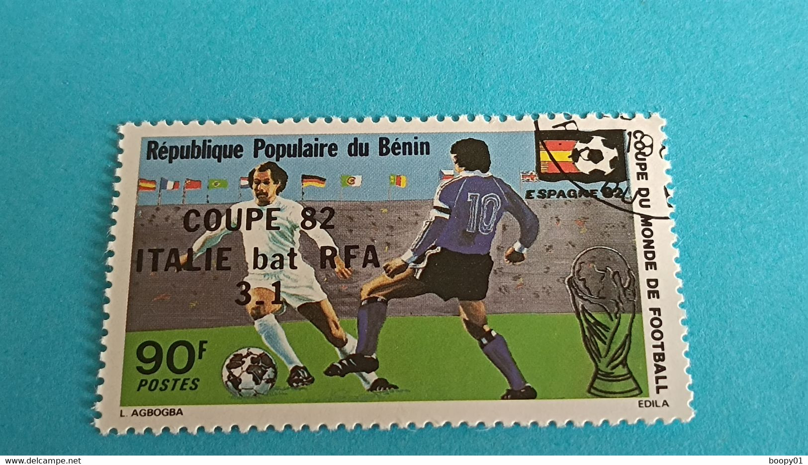 BENIN - République Du Bénin - Timbre 1982 - Sports - Coupe Du Monde De Football Espagne '82 - Benin - Dahomey (1960-...)