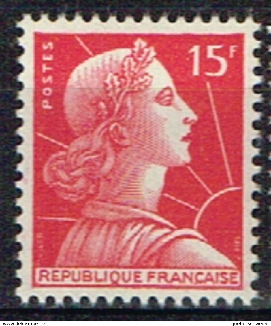 FR55 - FRANCE N° 1011 Neuf** - 1955-1961 Marianne Van Muller
