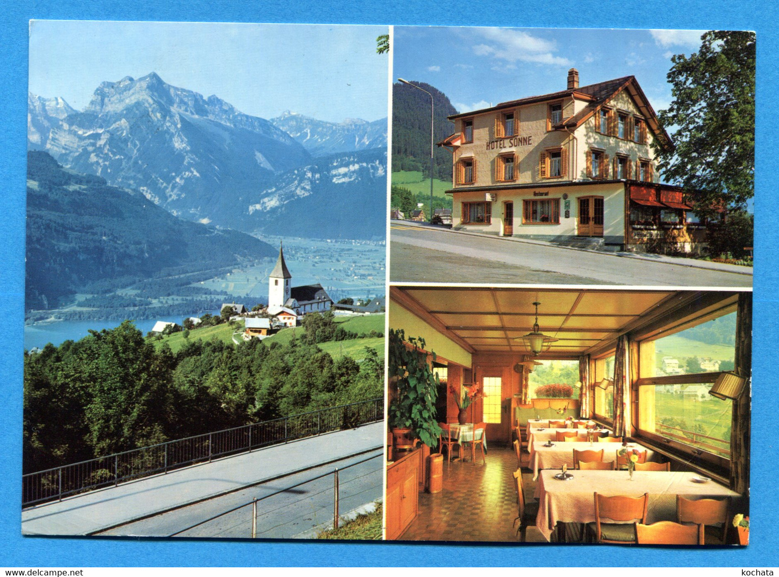 TW093, Amden, Hotel Restaurant "Sonne", 33980, GF, Circulée 1969 - Amden