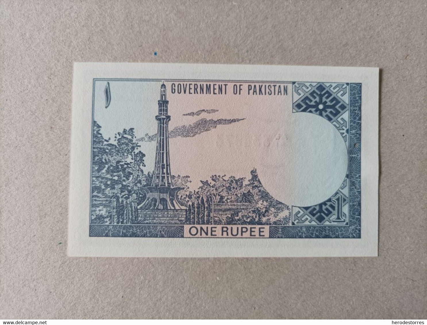 Billete De Pakistán De 1 Rupia, Año 1975, AUNC - Pakistan