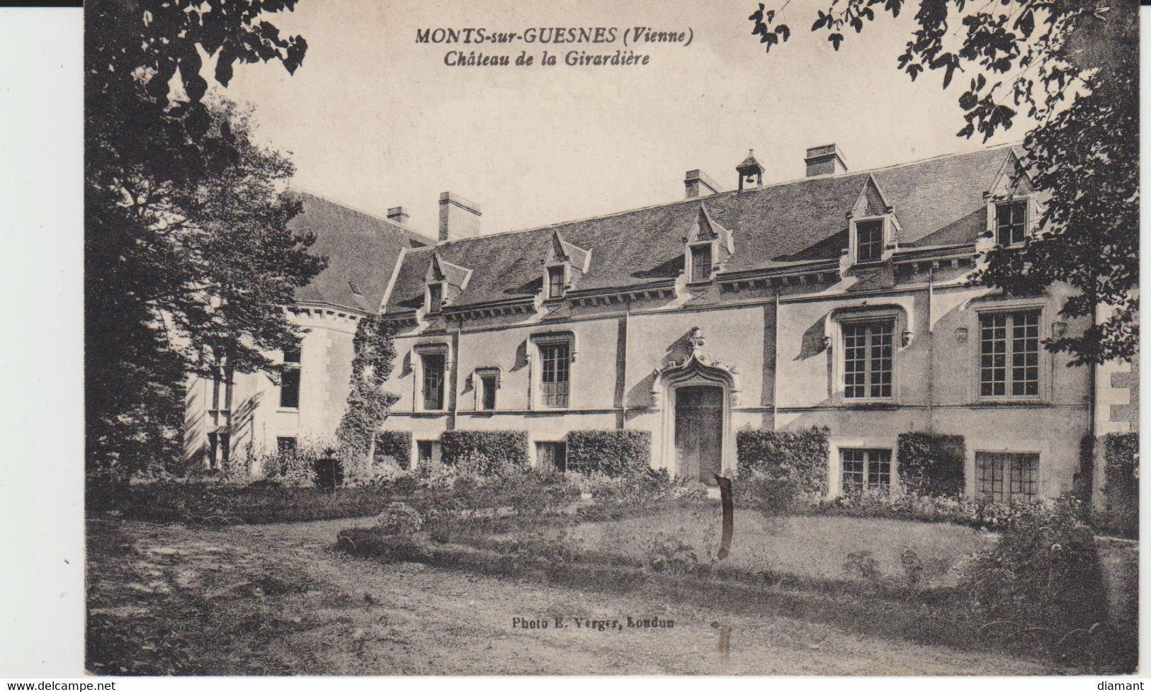 MONTS SUR GUESNES (86) - Château De La Girardière - Bon état - Monts Sur Guesnes