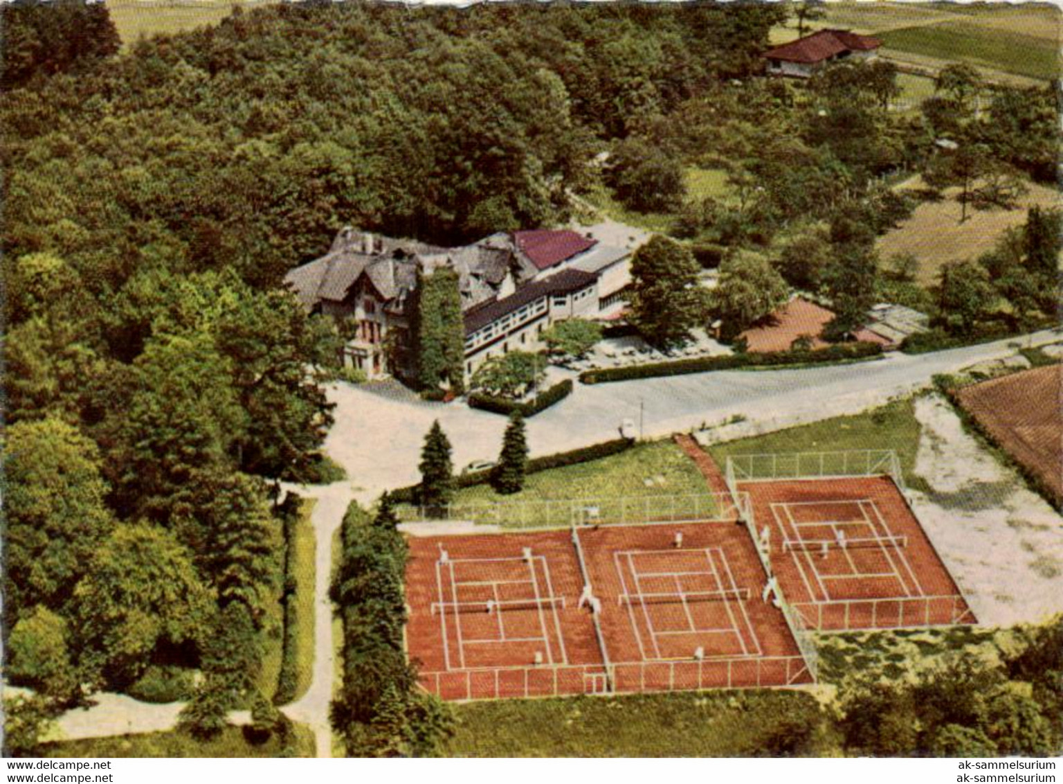 Lage / Lippe / Berghotel Wilhelmsburg / Tennis (D-A342) - Lage