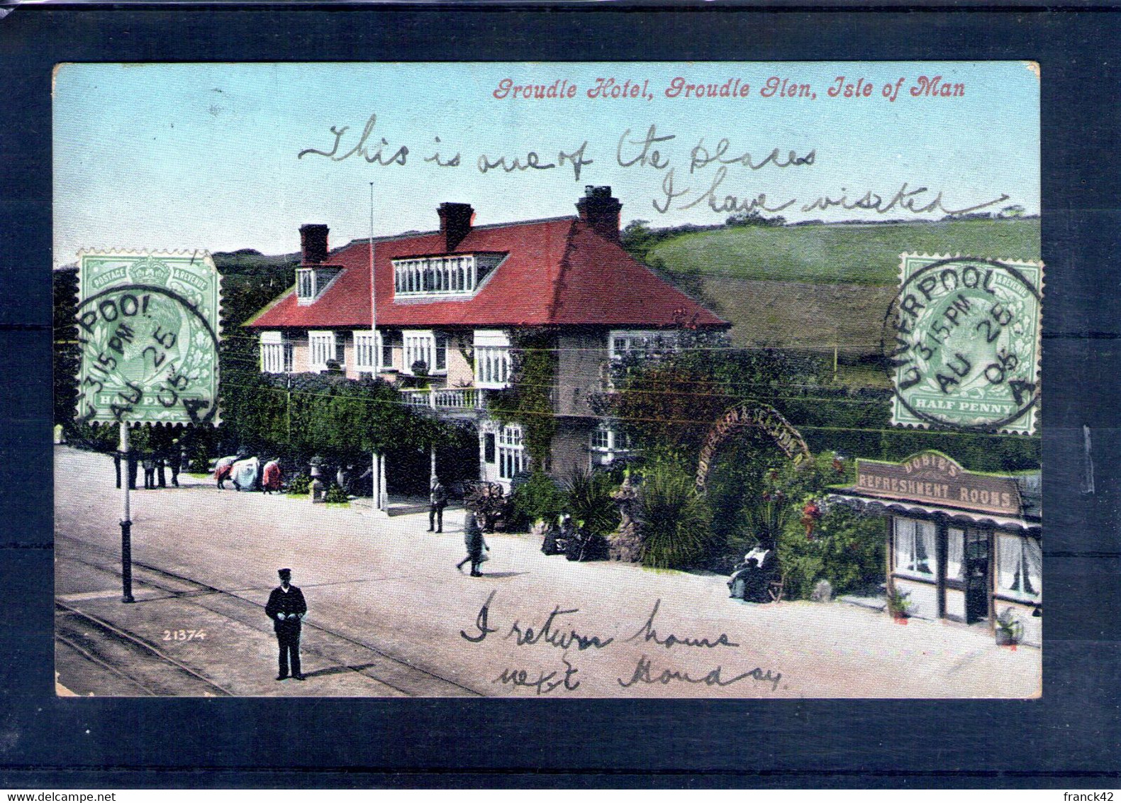 Ile De Man. Groudle Hotel, Groudle Glen - Isle Of Man