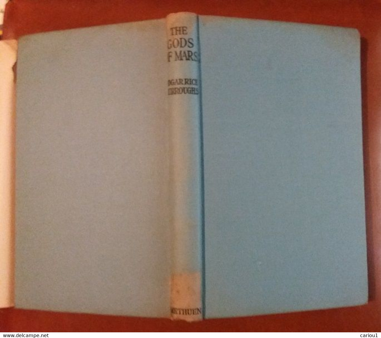 C1 Edgar Rice Burroughs THE GODS OF MARS Methuen 1942 JAQUETTE Dust Jacket PORT INCLUS France - Sciencefiction