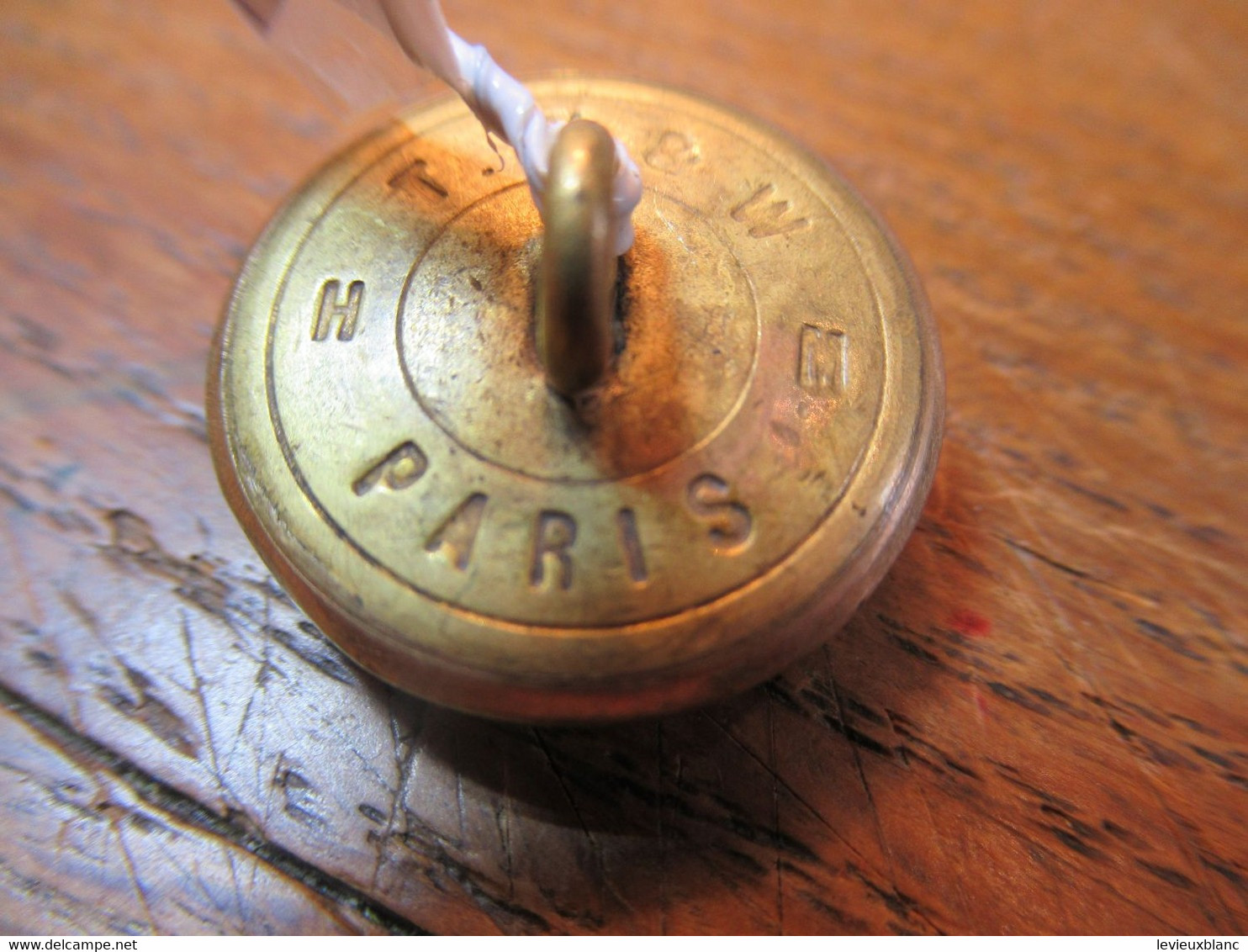 Bouton/ Militaria/ Pour Uniforme/ Ancre Marine/Laiton Doré /Compagnie Générale Transatlantique/ Début XXéme ?    BOUT133 - Buttons