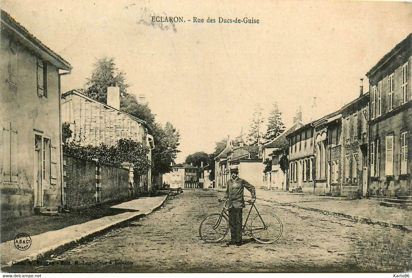 éclaron * La Rue Des Ducs De Guise * Villageois - Eclaron Braucourt Sainte Liviere