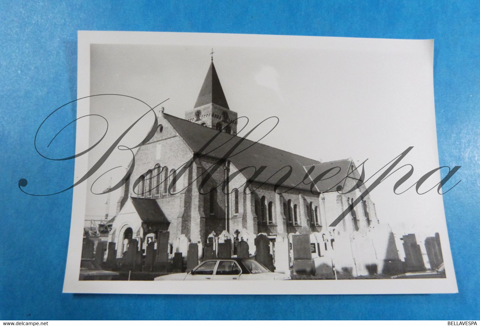 Houthulst Kerk St Jan Baptist Foto-Photo Prive, Opname 24/08/1985 - Houthulst