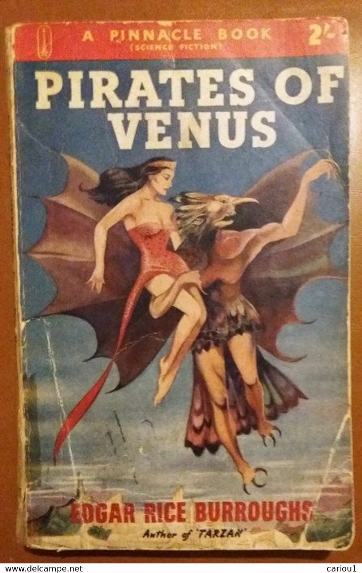 C1 Edgar Rice Burroughs PIRATES OF VENUS Pinnacle 1954 PORT INCLUS France - Fantascienza